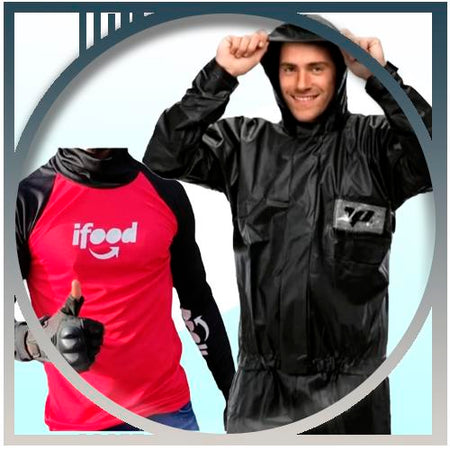 camisa uv/ capa de chuva