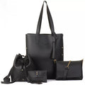 KIT Bolsa Feminina 4 peças ombro E  Transversal Pequena de Lado tiracolo